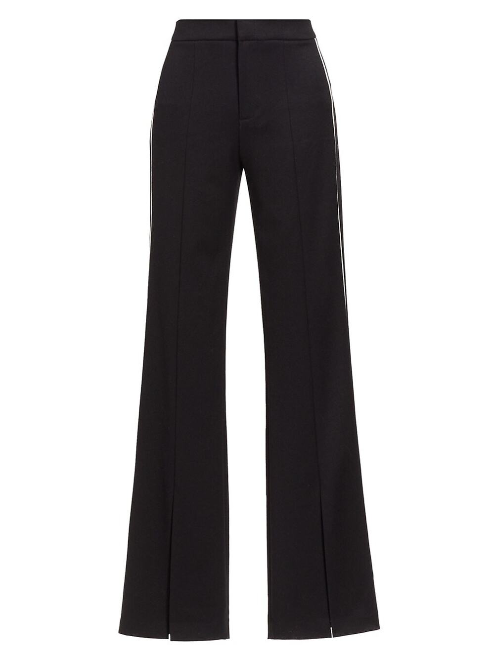 Alice + Olivia Tailored Black Off White Princess Pants Size 0 - Picture 1 of 5